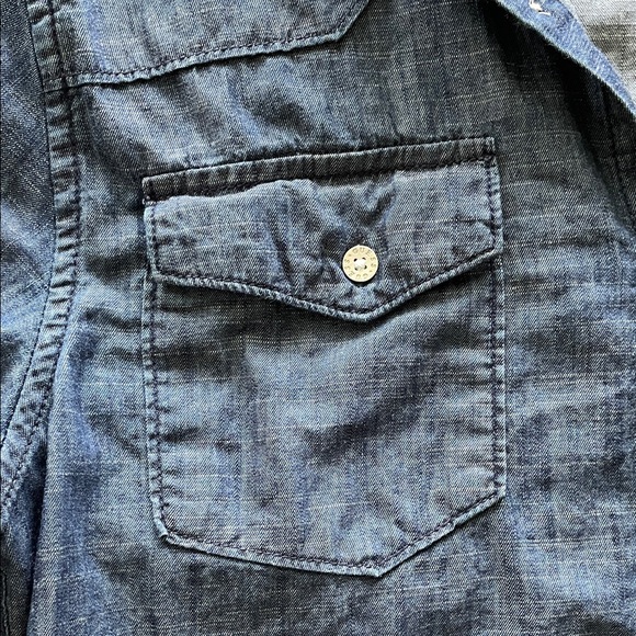 Guess Chambray Slim Fit Shirt - Picture 4 of 10